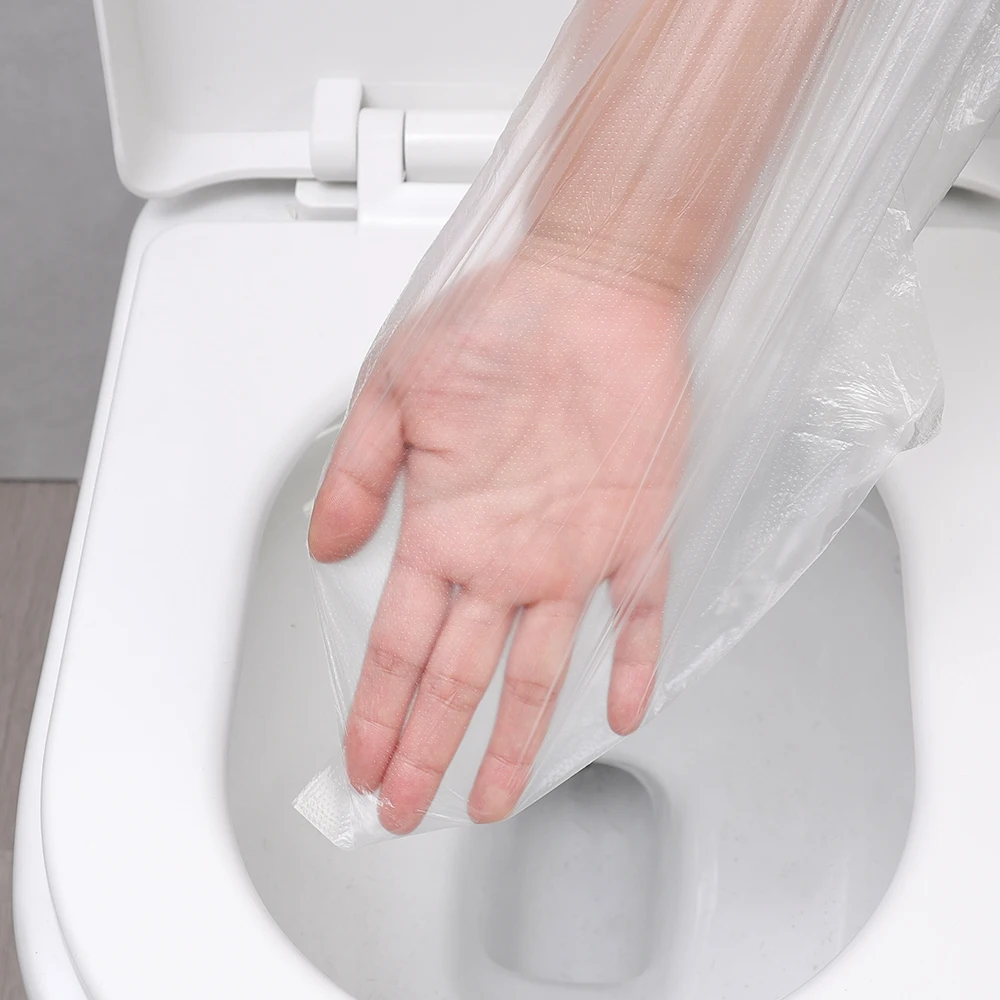 1/100PCS Plastic Disposable Toilet Seat Cover Portable Safety Toilet Cushion Waterproof Travel Hotel Bathroom Toilet Seat Covers 4