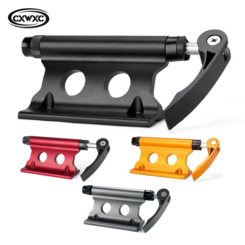 

CXWXC MTB Road Bike Carrier Bicycle Front Fork Bracket Quick Release Fixed Mount Parking Holder Aliuminum Alloy Cycling Adapter