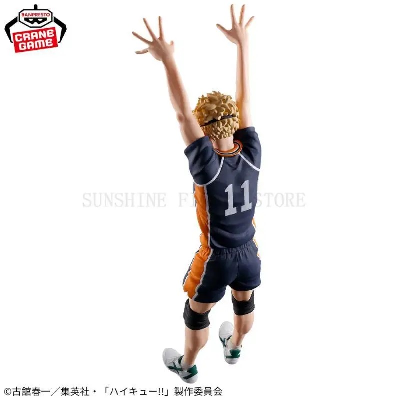 Original BANPRESTO Haikyuu!! Kei Tsukishima & Yu Nishinoya Posing Figures - Boxed Anime Collectibles