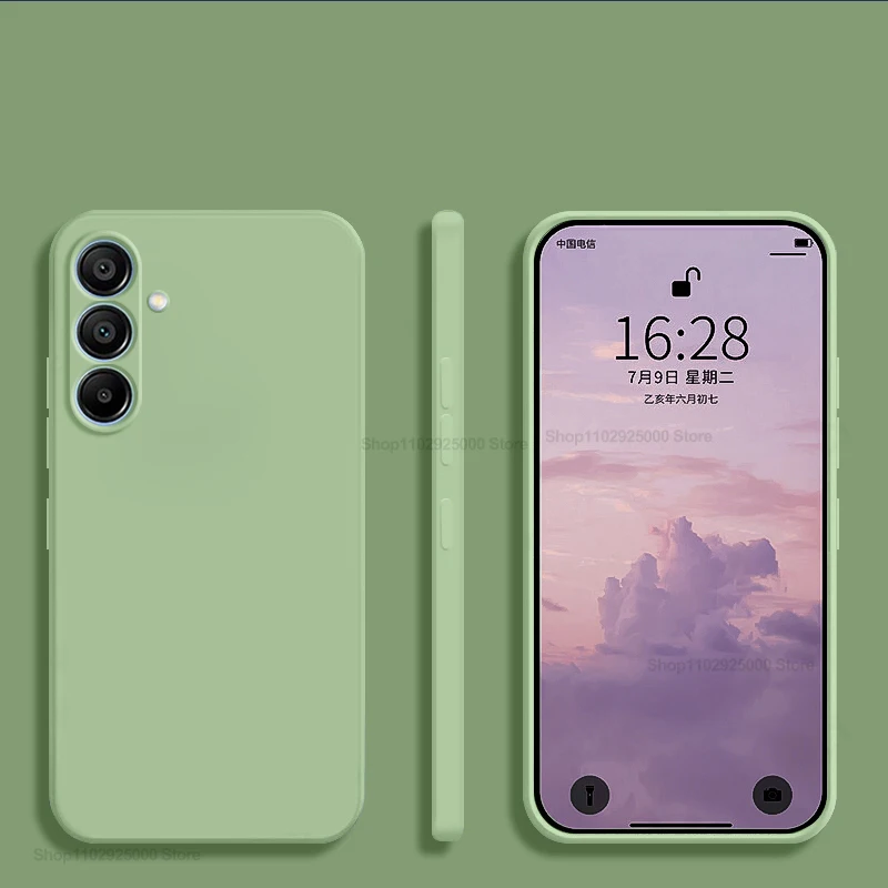 Original Liquid Silicone Shockproof Phone Case - Soft Cover