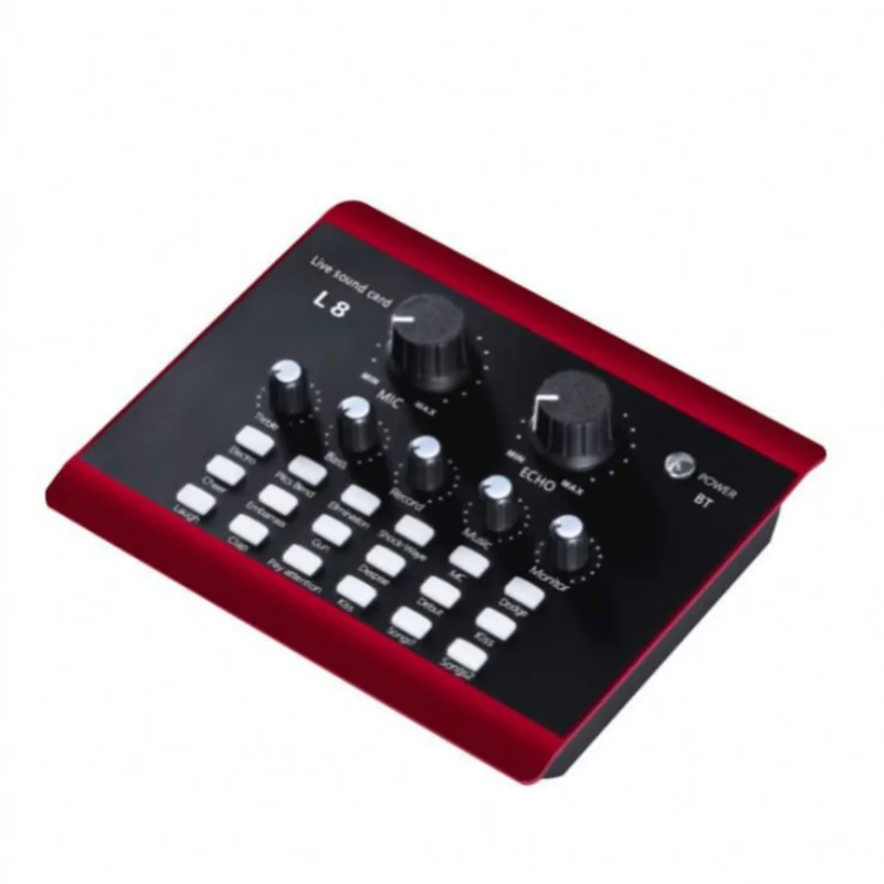 

Audio Interface L8 Audio USB Interface Live Broadcast Studio Set Sounds Card Interface De Áudio Placa De Audio Interface
