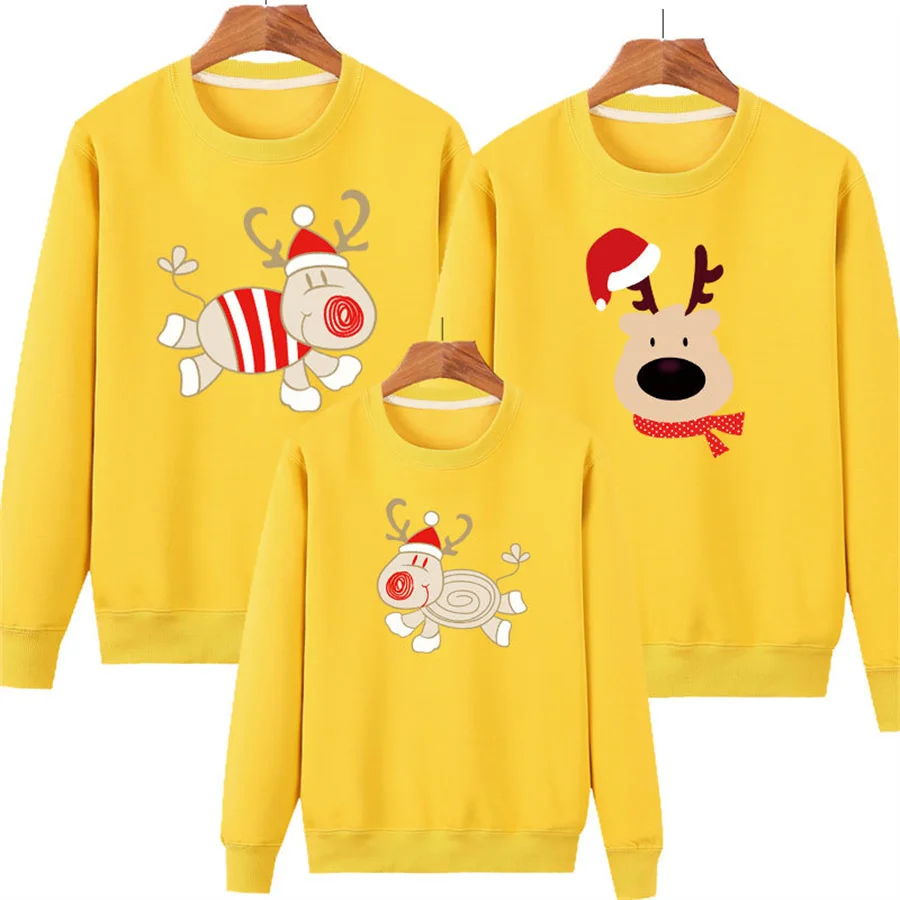 thumbnail image 5 of Look familiar para papá, mamá y yo Padre, madre, hija, hijo, Navidad, Año Nuevo, suéter de algodón, conjuntos, ropa a juego para la familia, 5 of 5
