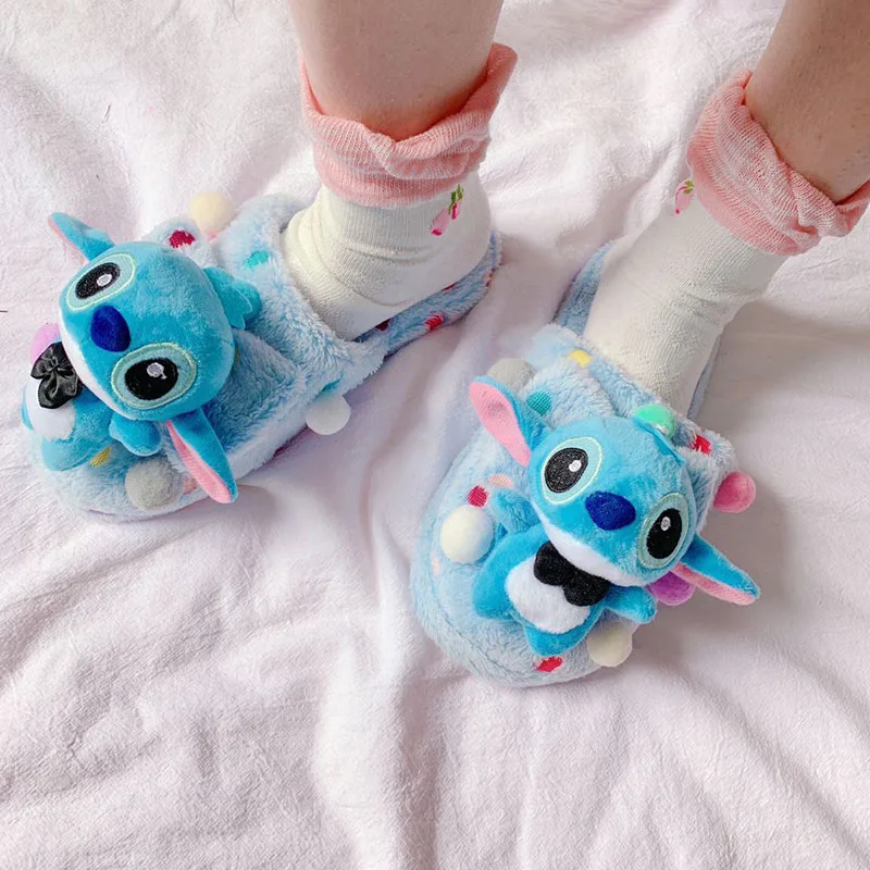 House Slippers Lilo Stitch Girl  House Slippers Children Girls - Disney  Anime - Aliexpress