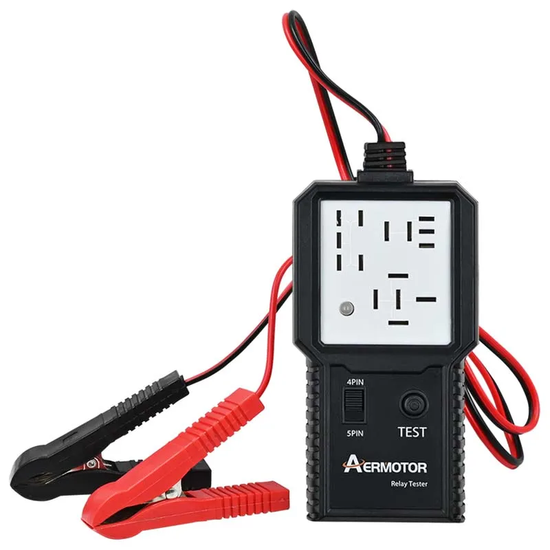 AERMOTOR Car Relay Tester 12-24V Battery Checker LED Indicator Light Voltage Automotive