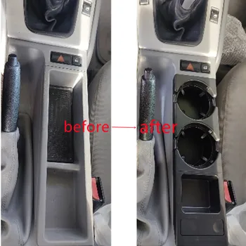 프론트 센터 더블 홀 콘솔 보관 음료 박스 코인 컵 홀더, BMW E46 3 시리즈 323i 98-06, 자동차 스타일링 51168217953