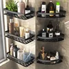 Aluminum Alloy Shower Shelf Bathroom Storage Organizer- No Drill Wall Corner Rack for Shampoo, Makeup and Accessories Banheiro 1