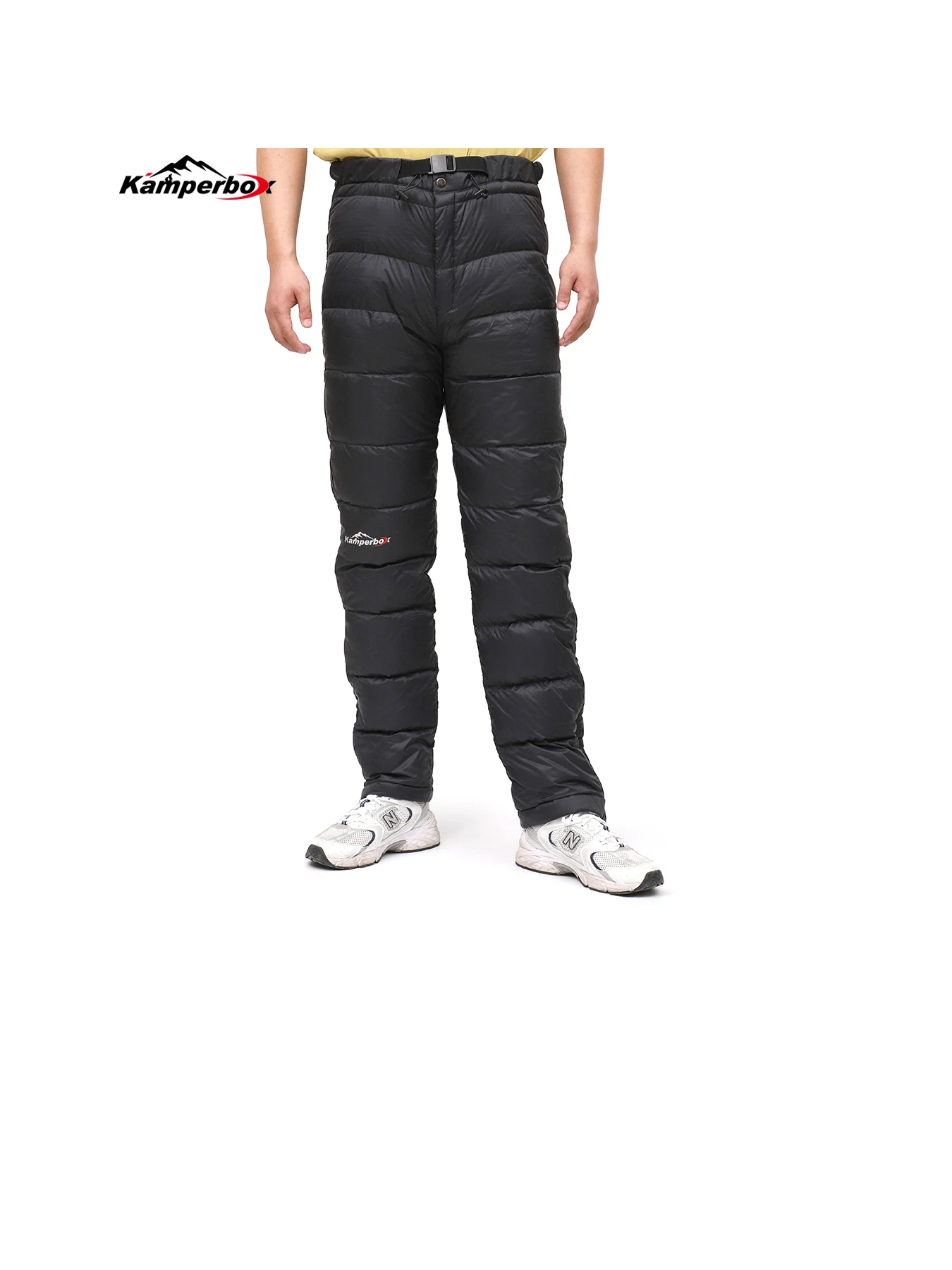 Tapasimme Men's Women Winter Warm Utility Down Pants Sassy High Waisted Nylon Compression Snow Trousers