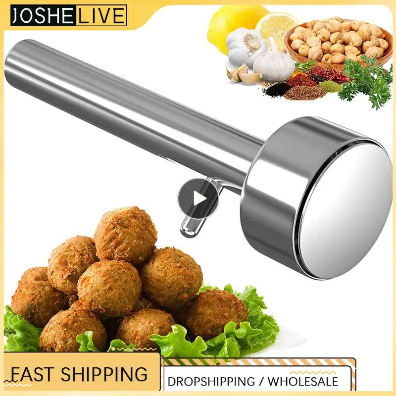 Gadget Per La Pressatura Della Carne Da Cucina Conveniente Macchina Per Polpette Ripiene In Acciaio Inossidabile Macchina Per Polpette Di Falafel Acce