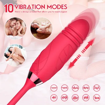 Rose vibator toy Clitoral Sucking Sucker Stimulator Nipple Suction Clitoris Massager Female Oral Clit Couples Adult For Women 2