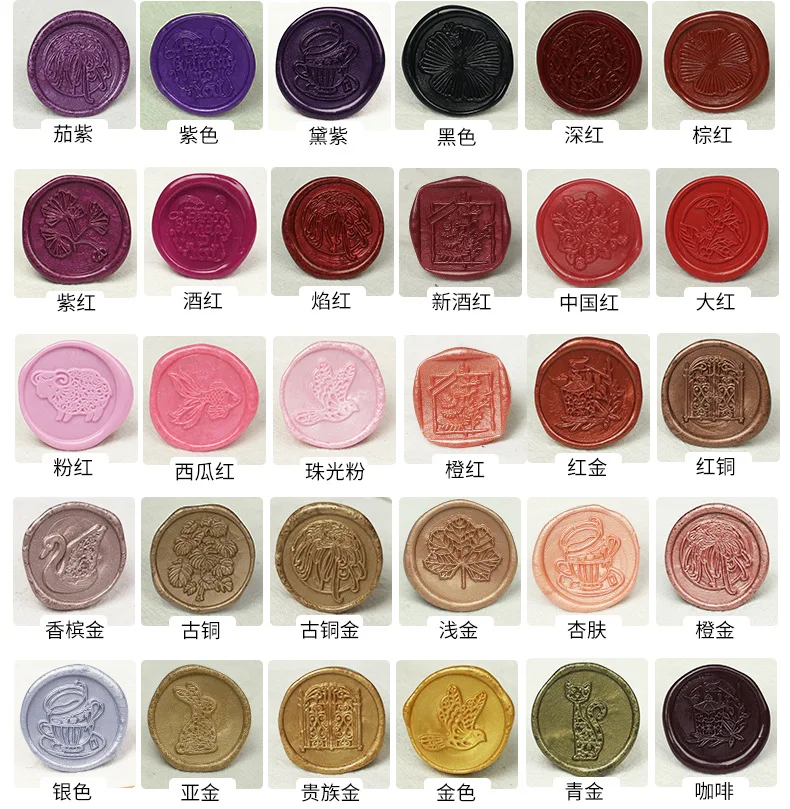 Red Metal Wax Sealing For Wedding Birthday Party Invitations