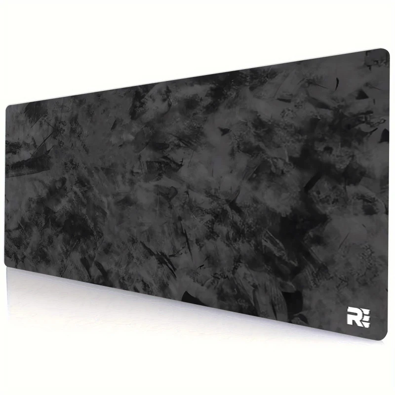 لوحة ماوس ألعاب كبيرة جدًا، تتميز بتصميم رمادي بسي...