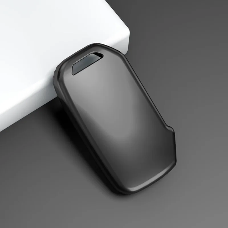 Sleek Leather Car Key Case Cover