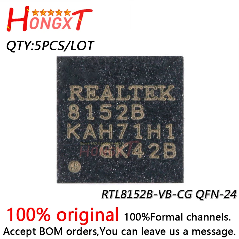 5 Pezzi 100% Nuovo Rtl8152B-Vb-Cg Qfn-24.