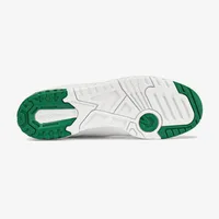New Balance NB 550 : Chaussures de skate rétro élégantes, confortables et basses pour hommes et femmes en blanc et vert BB550SWB 5