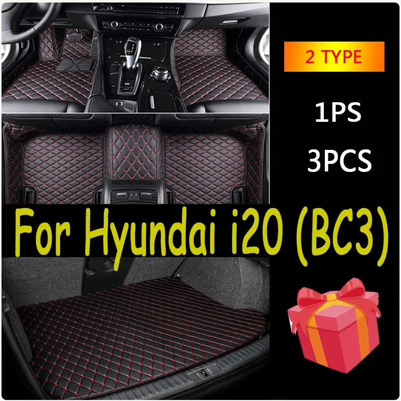 Per Hyundai I20 Bc3 2021 2022 2023 5 Posti Tappetini Auto Tappeto Antipolvere Versione Europa Tappeti Alfombrillas Coche Accessori Auto