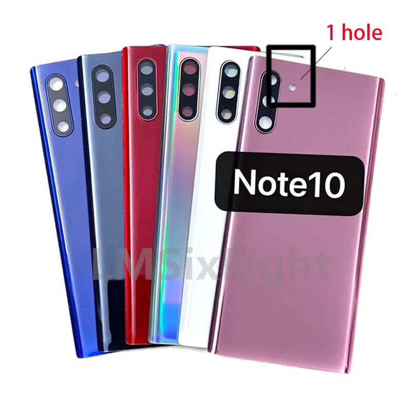 Samsung Galaxy Note10 Back Battery Cover Rear Door Housing Case Glass Panel Camera Lens Parts