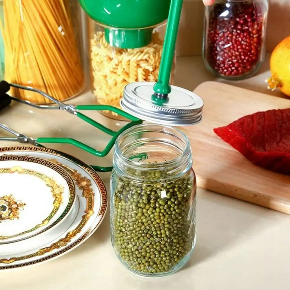 Stainless Steel Canning Jar Lifter with Grip Handle for Kitchen