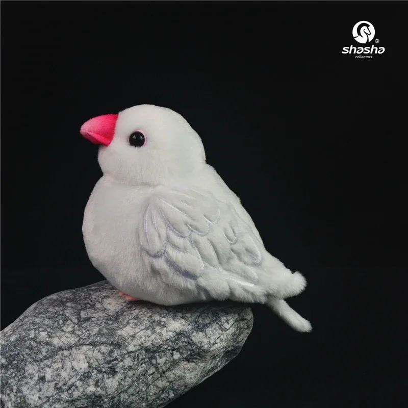 Chickadee 귀여운 플러시 참새 새 가슴 플러시 장난감 실물 같은 동물 시뮬레이션 인형 선물 Cockatiel 앵무새 고 충실도