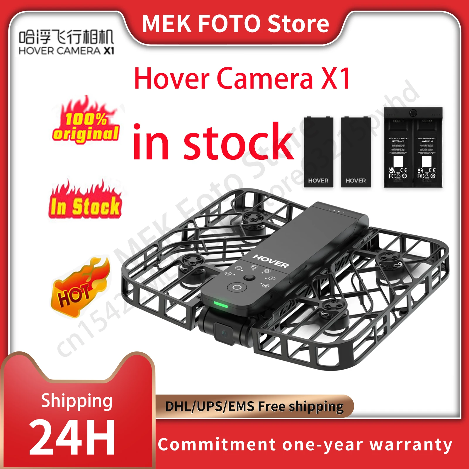 HOVER Air X1 Flying Drone Camera Llive Preview Selfie Aanti-shake HD Drone Pocket-Sized for Outdoor Camping Travel 1