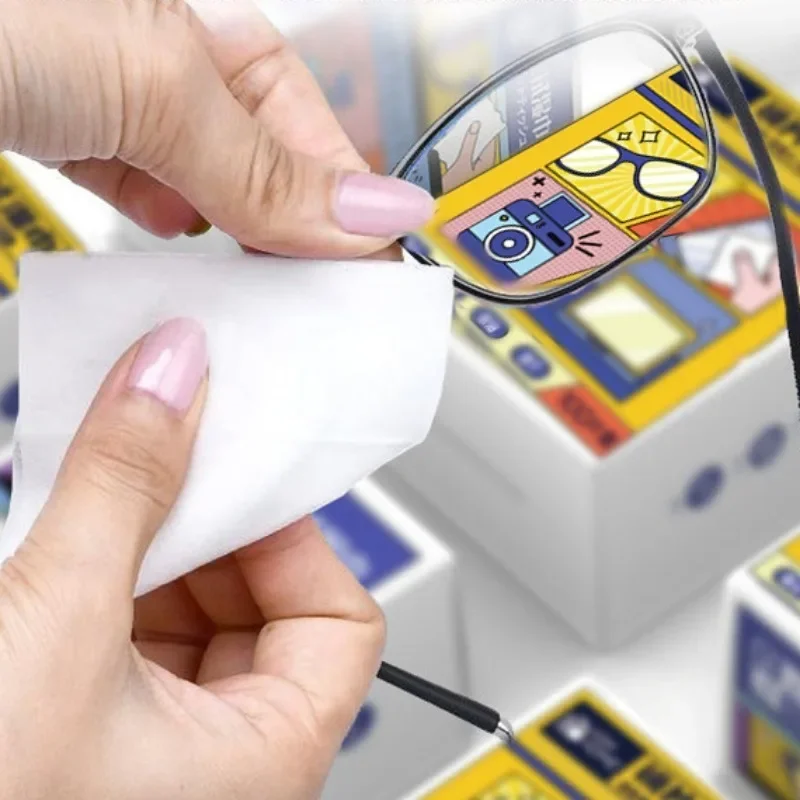 New Individual Packing Antifogging 10/150Pcs Glasses Wipe Wet Tissue Anti Fog Cleaner Wipes Phone Screen Cleaning Artifact Tools 3