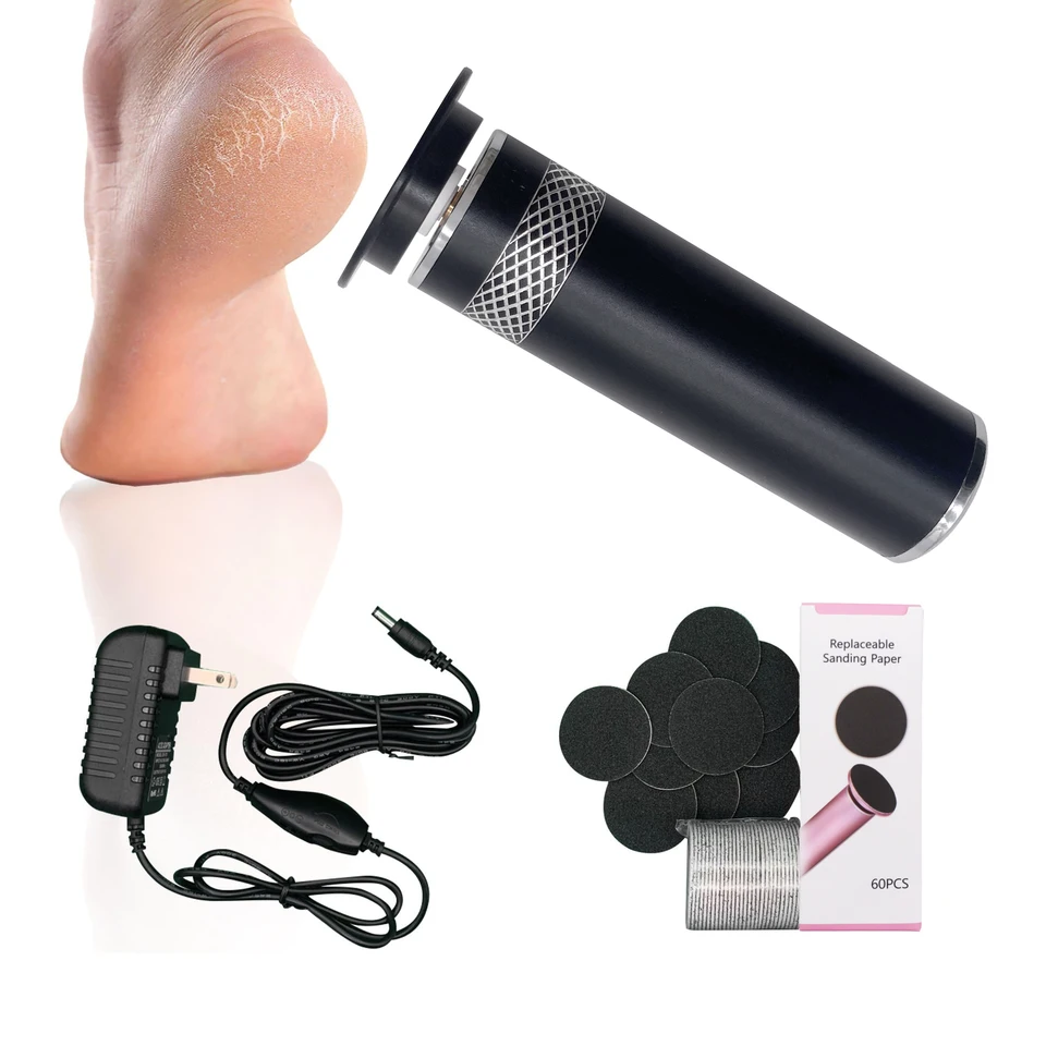 Electric Callus Remover with Speed Control and Sandpaper