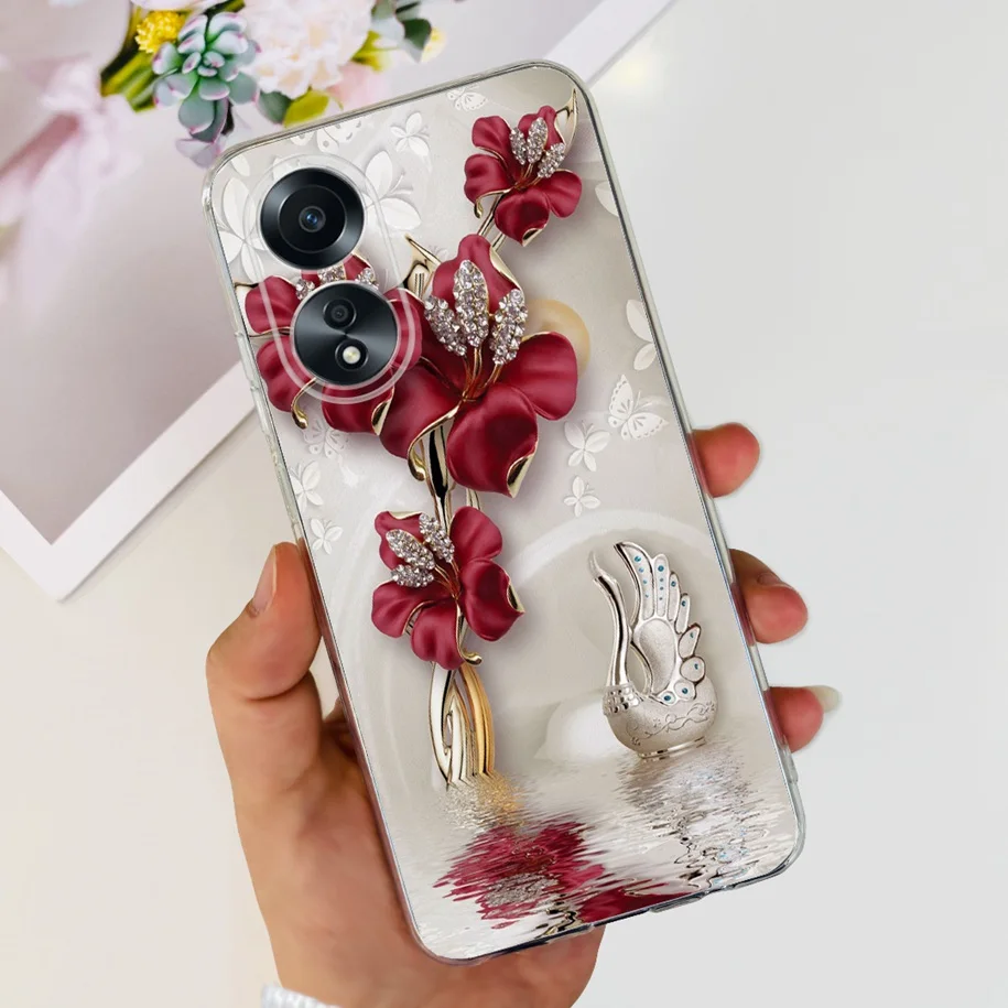 Luxury Marble Soft Silicone Shockproof Phone Case - 6.72 Back Cover