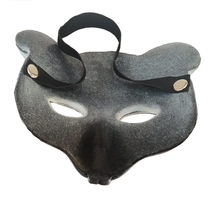 3D Animal Mask Halloween Masquerade Masks Mouse Cat Half Face Mask Party Carnival Fancy Dress Costume Props Adult Kids Headwear