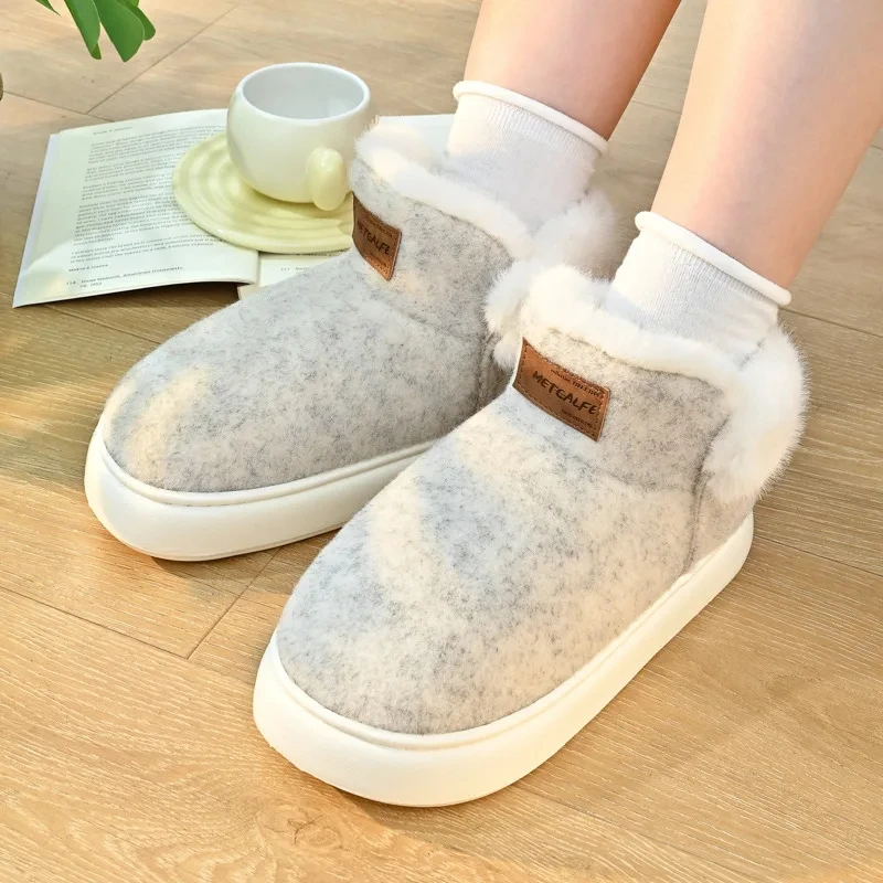 

A301zxw Boots Casual Outdoor Shoes New Winter Women Keep Warm Soft Short Plush