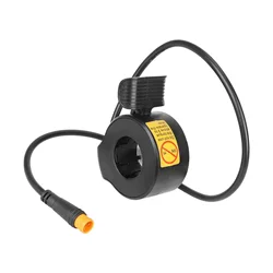 Electric Bike Universal Thumb Throttle with Waterproof Connector and Multi - Voltage Compatibility (B)
