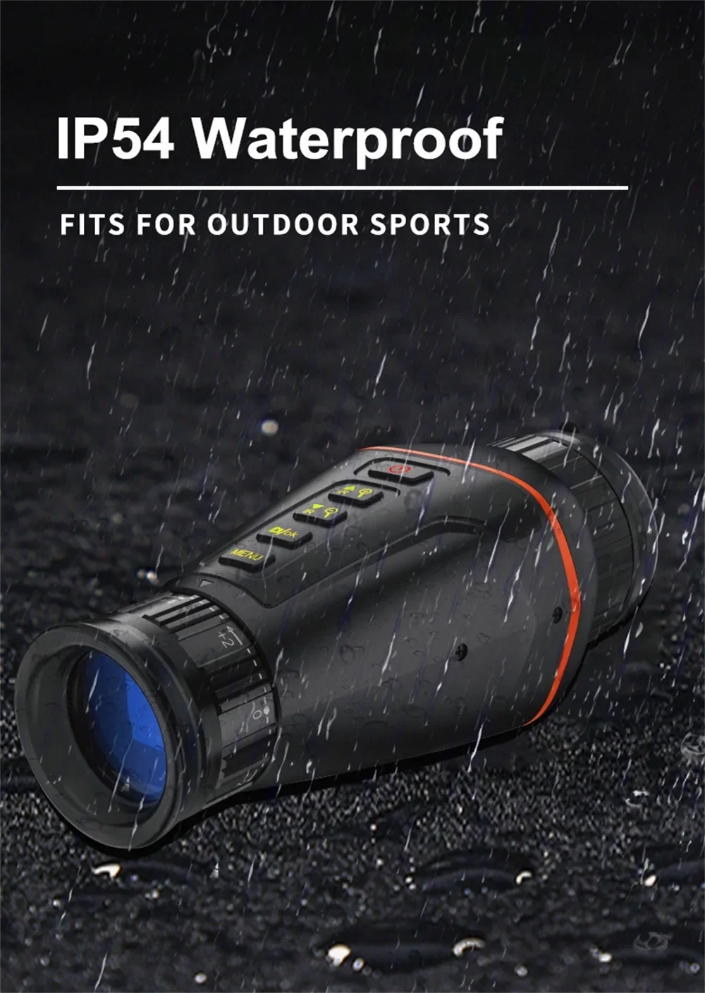 Monocular Night Vision Device 4K UHD Infrared Camera 8X Digital Light Zoom Hunti
