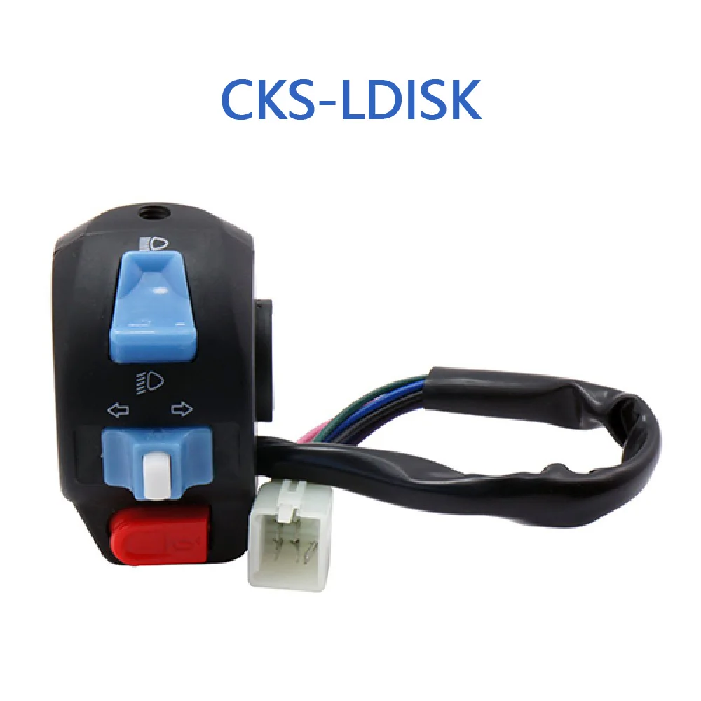 CKS-LDISK Scooter Left Killing Switch for Disk For GY6 50cc 4 Stroke Chinese Scooter Moped 1P39QMB Engine