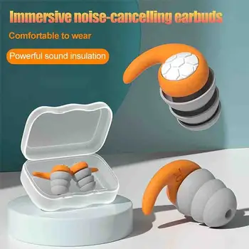 1 Pair of Soft Silicone Earplugs 1