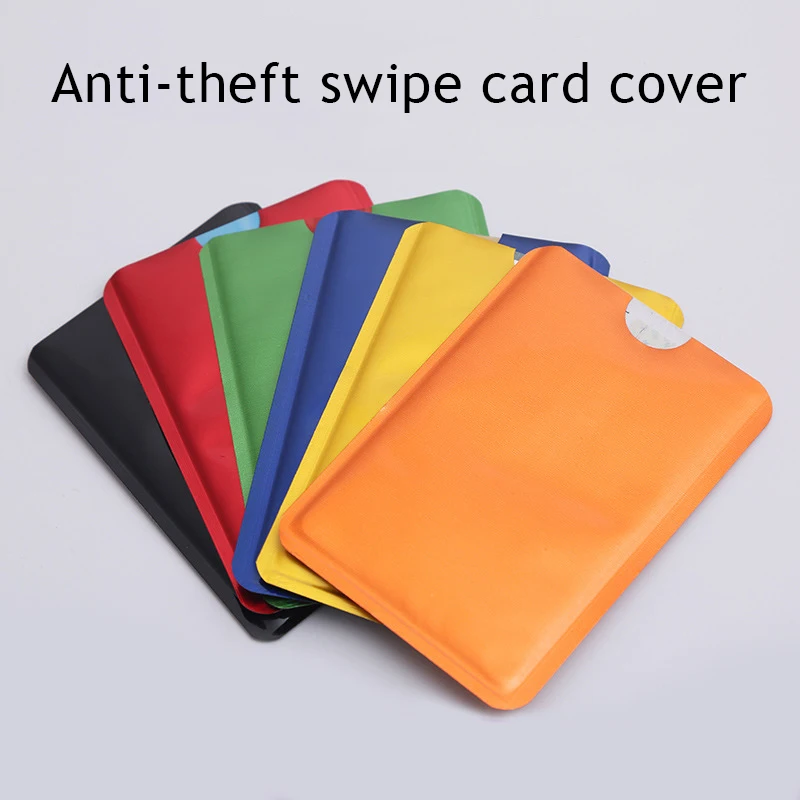 10Pcs Aluminium Anti Rfid Card Holder NFC Blocking Reader Lock Id Bank