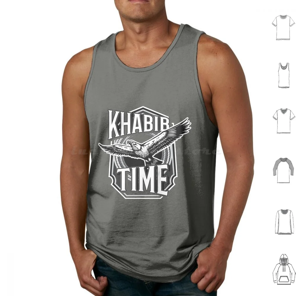 Khabib Time Russian Khabib Nurmagomedov Canotte Gilet Senza Maniche Khabib Time Khabib Nurmagomedov Best Fighter Russian Hammer