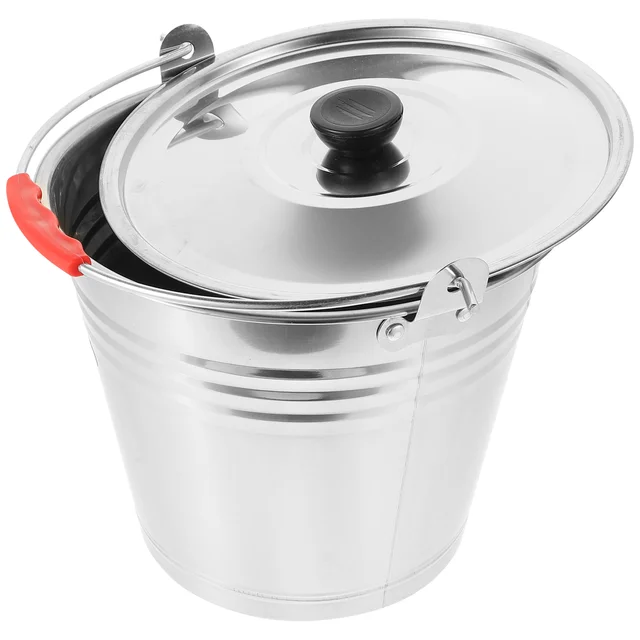 Milk Bucket Liquid Holder Stainless Steel Pail