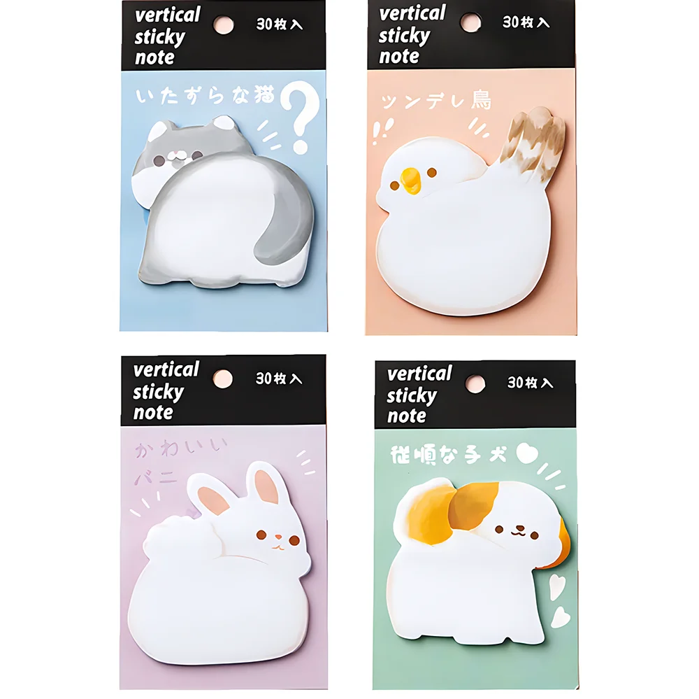Kawaii Sticky Notes - Cute Journaling Memo Pads for To-Do Lists and Planning