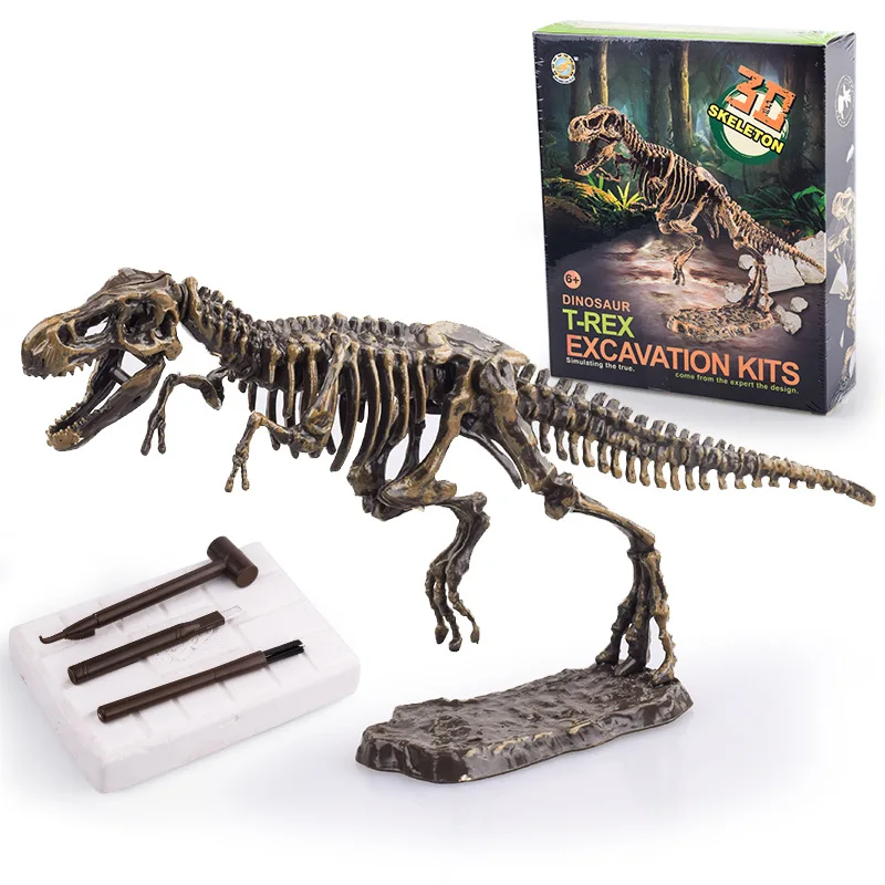 T Rex Tiranossauro Rex Esqueleto Dinossauro Brinquedo Animal Modelo Coletor  Super Decoração Tiranossauro Rex Esqueleto - Kits De Construção De Modelos  - AliExpress