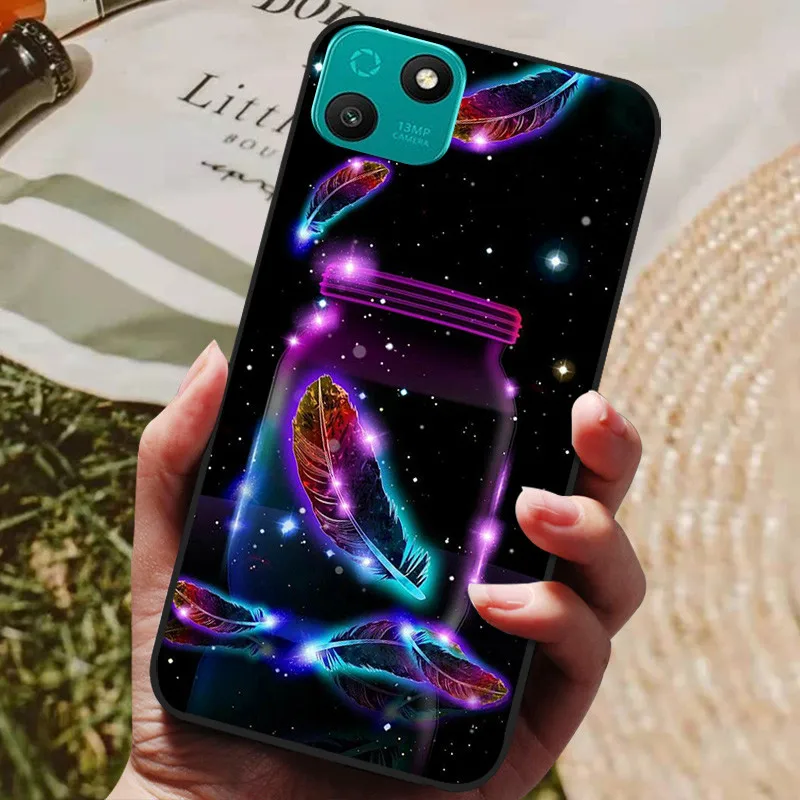 Shockproof Black Silicone TPU Phone Case Cover