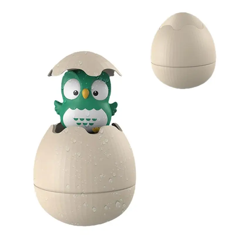 

New Shower Baby Toys Cute Owl Egg Bath Toys Water Spray Sprinkler Bathroom Sprinkling Swimming Toddler Toys