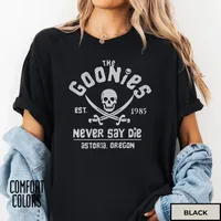 Vintage Goonies T-Shirt: 80s Movie Graphic Tee -   Colors 1