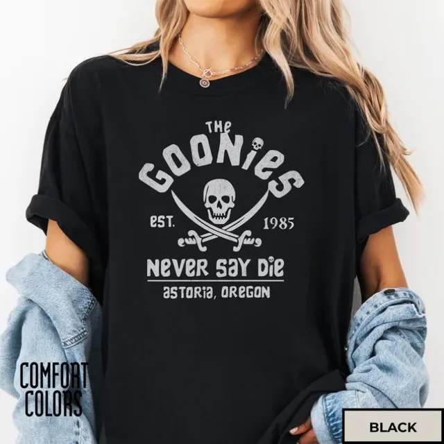 Vintage Goonies T-Shirt: 80s Movie Graphic Tee -   Colors 1