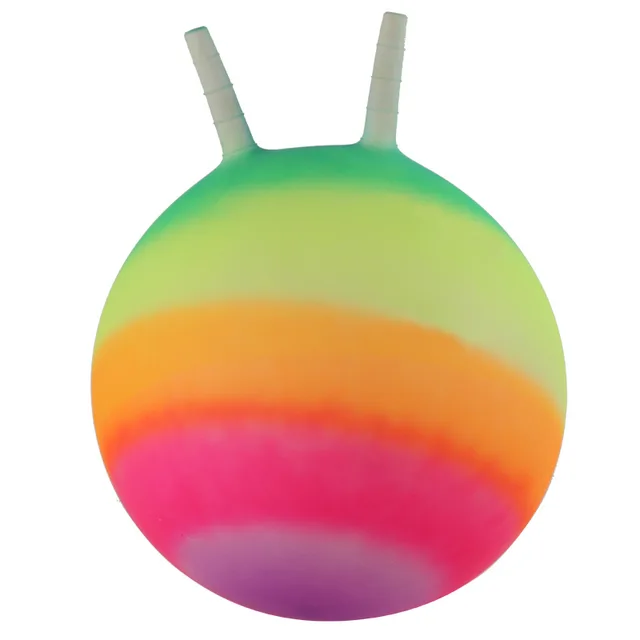 Diameter 18 Inch Sports Hopping Ball for Kids Bouncy Ball Jumping Ball with Handle Kids Outdoor Toys 2