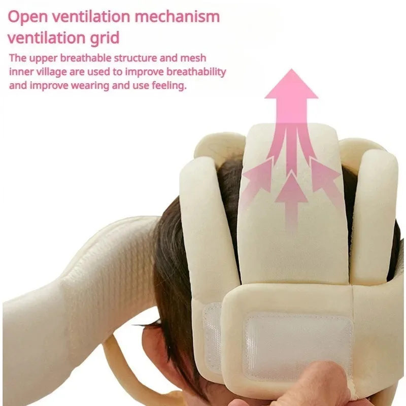 Baby Infant Toddler Helmet Safety Headguard Head Protective Cushion Funny Bunny Animal Safety Helmet Hat for Crawling Walking