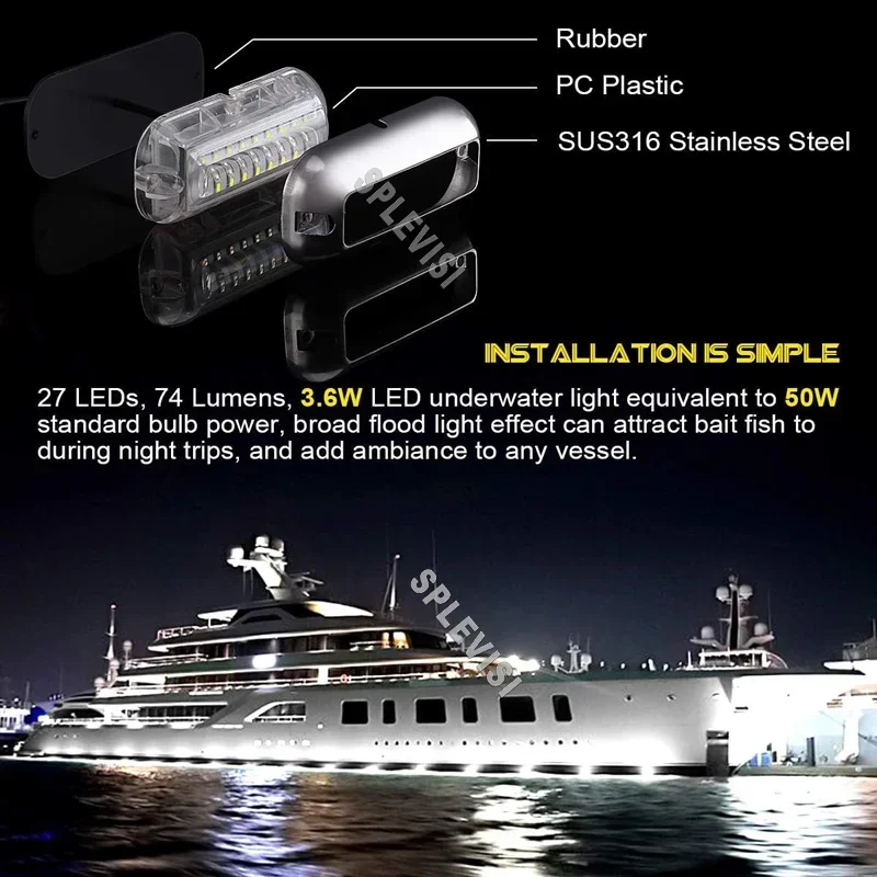 Рисунок 4 - Белая подводная лодка с 27 светодиодами