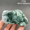 Natural rare Zhejiang octahedral fluorite mineral specimen + healing quartz crystals and stones rock gemstone 3