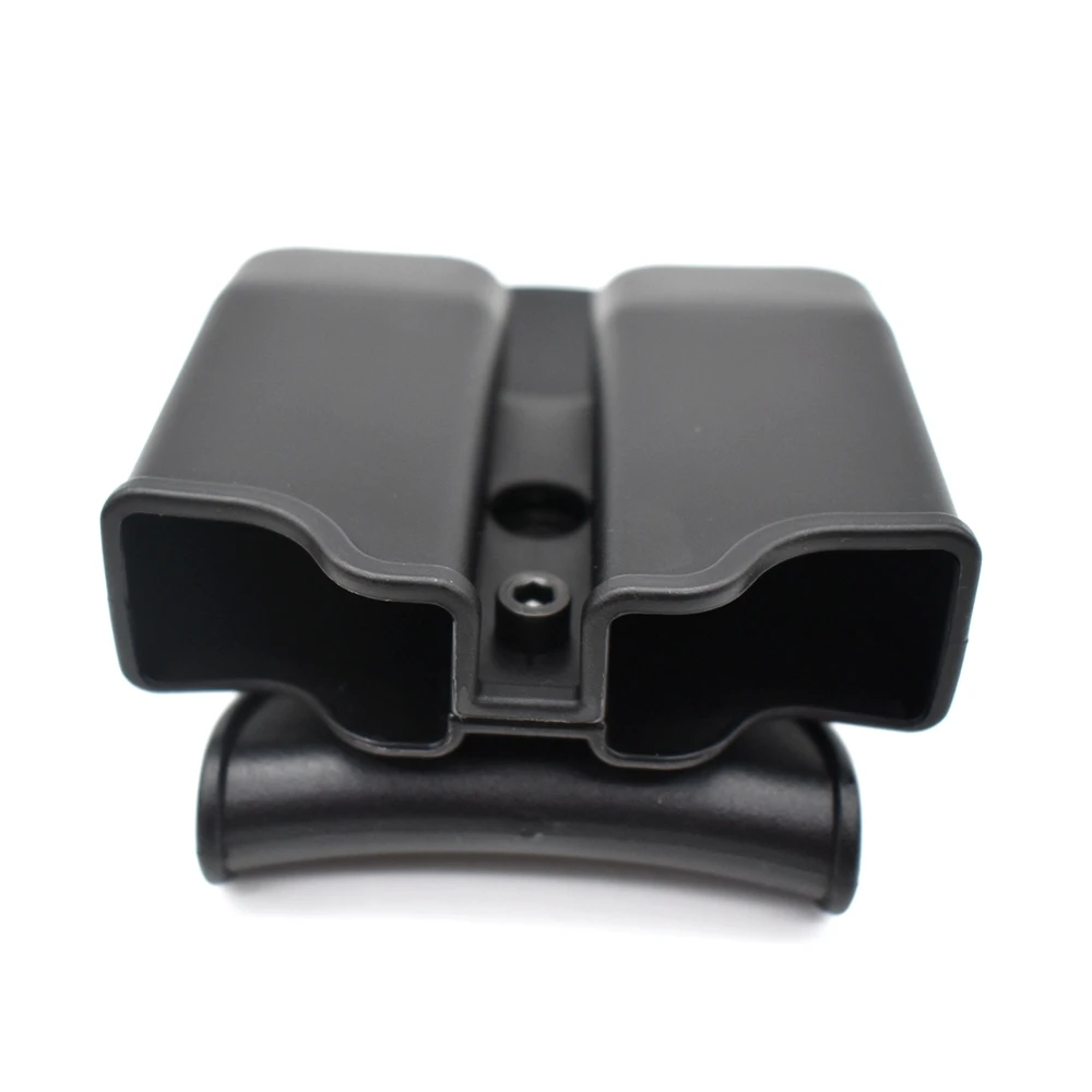 Magazine pouch airsoft accessory dump pouch double dump pouch ammo pouch ammunition bag ammo storage box molle pouch tactical pistol double 9mm mag holder carrier for Glock 17 19, Beretta M9 92, 9mm .40 Cal