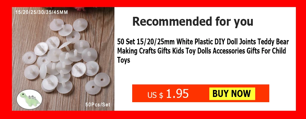 10 Sets Wood Joints Connectors For Handmade Teddy Bear Craft Children Kids Toy DIY Scrapbooking Manual Handicraft Accessory