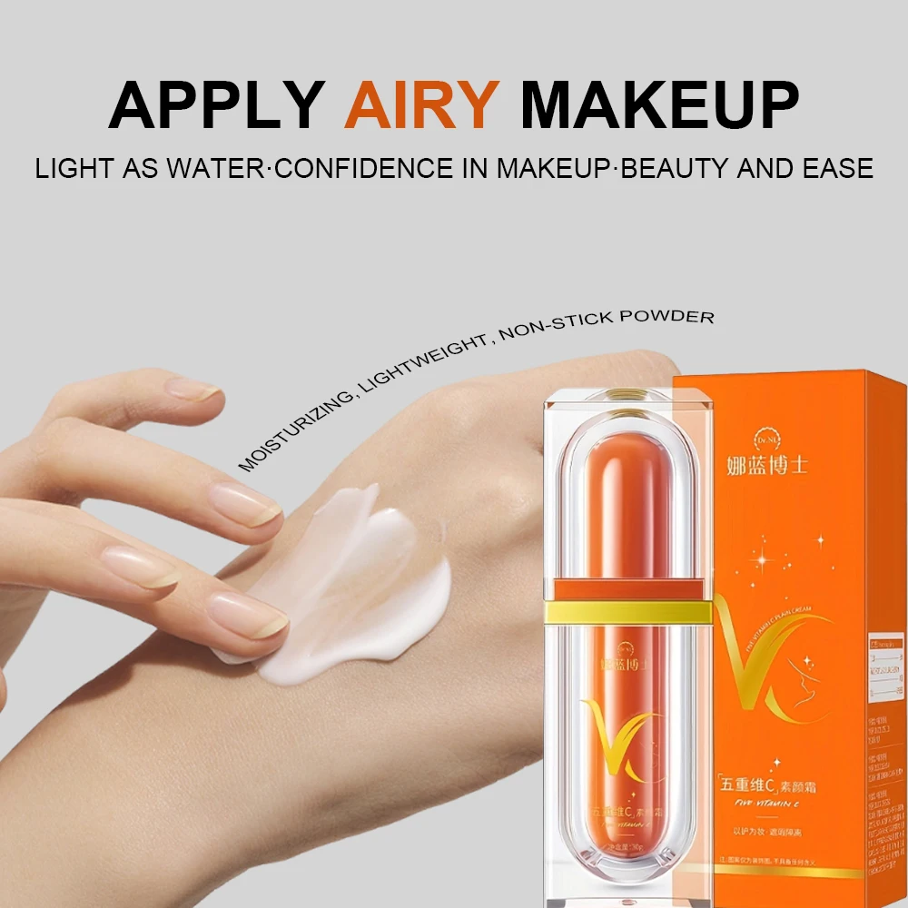 Face Cream, Vitamin C Face Cream, Light Touch, Moisturizing, Skin Care, VC Block Cream Moisturizing Cream Conceale