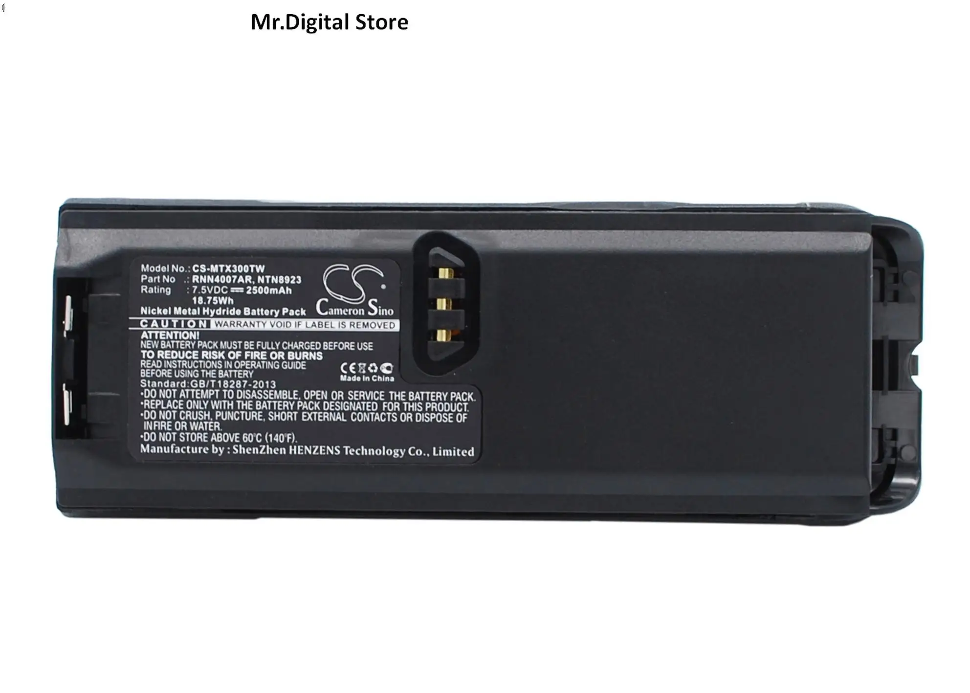 

Cameron Sino 2500mAh Battery for Motorola NTN8293, NTN8294, Tetra MTP200, Tetra MTP300, XTS3000, XTS3500, XTS4250, XTS5000