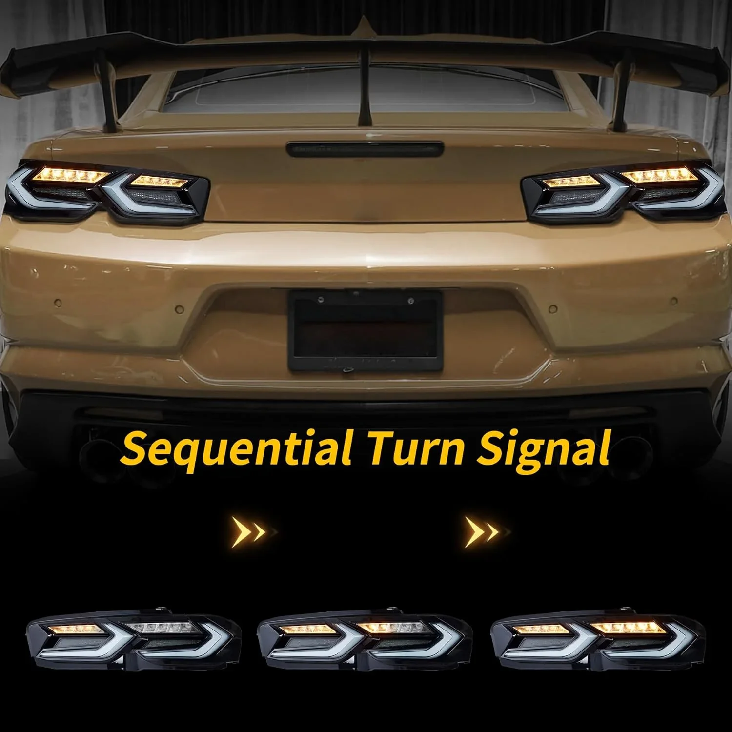 Vland Led-Achterlichten Voor Chevrolet Camaro-6e Gen Facelift (Ls, Lt, Lt1, Ss, Zl1)